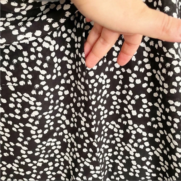 SALONI off the shoulder silk top Sz 8 - Picture 5 of 8